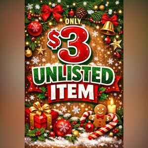 $3 Unlisted Show Items  1-100